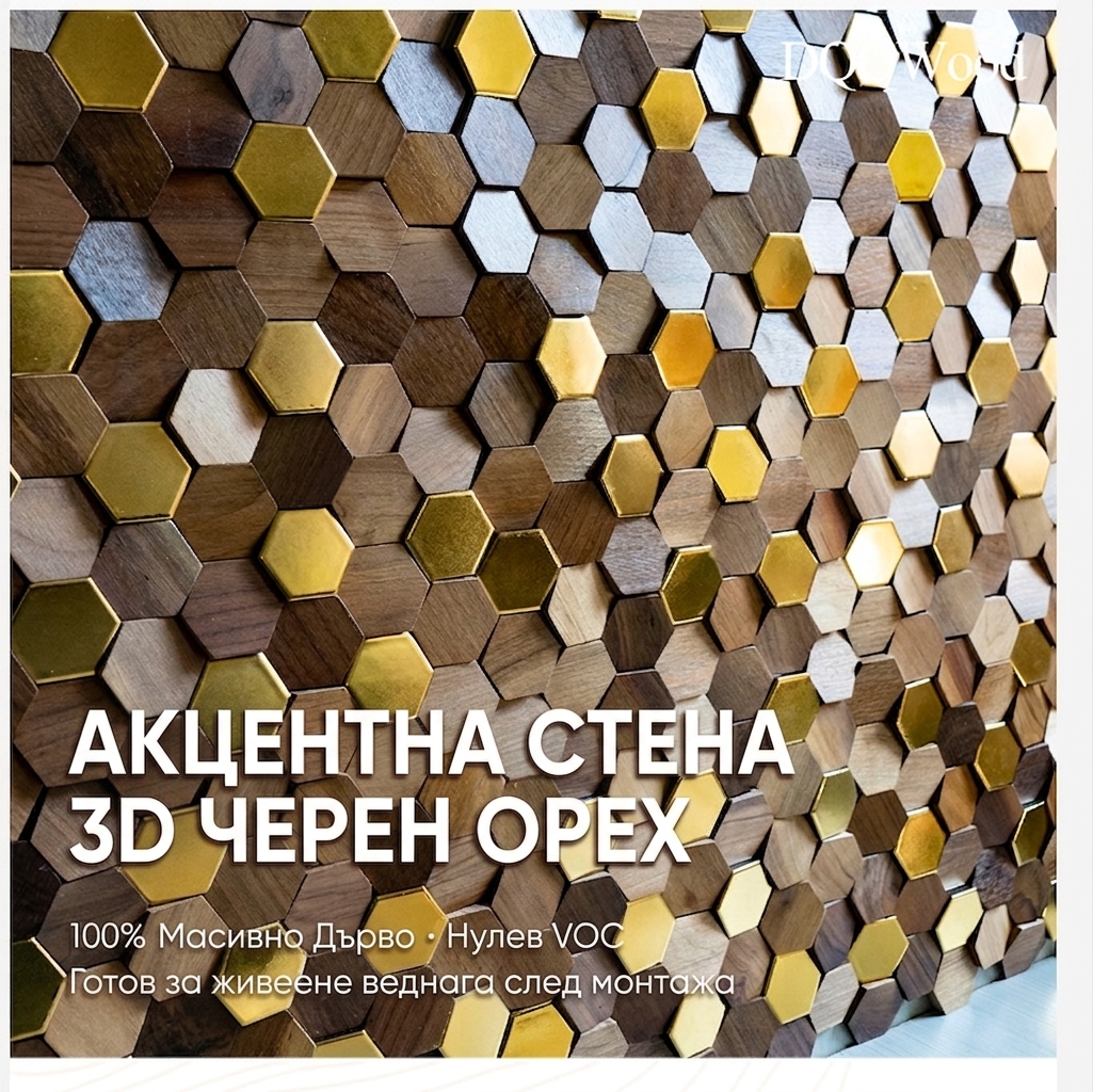 3D акцентна стена
